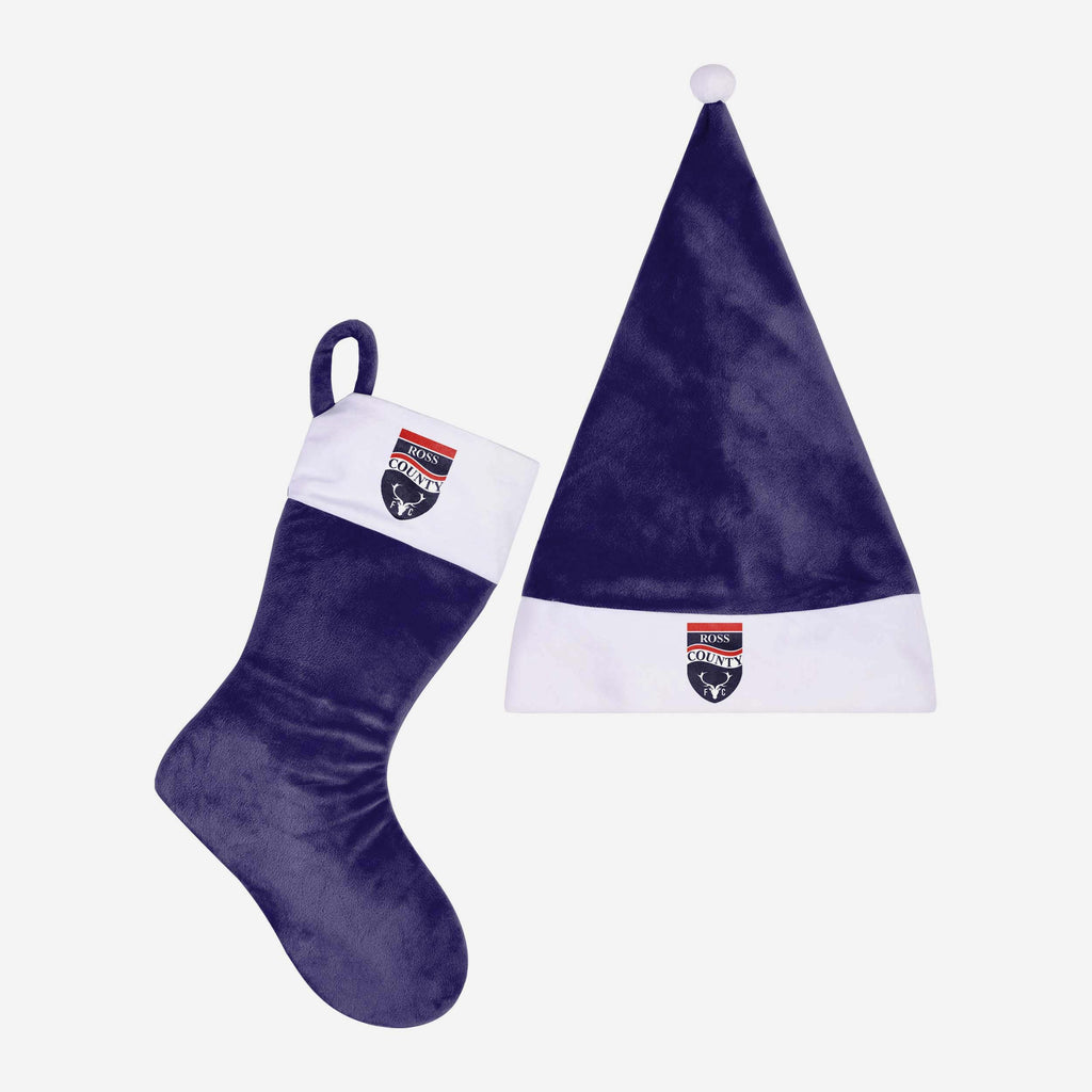 Ross County Santa Hat & Stocking Set FOCO - FOCO.com | UK & IRE