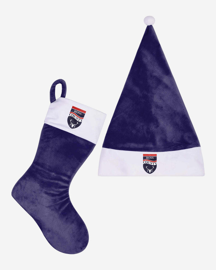 Ross County Santa Hat & Stocking Set FOCO - FOCO.com | UK & IRE