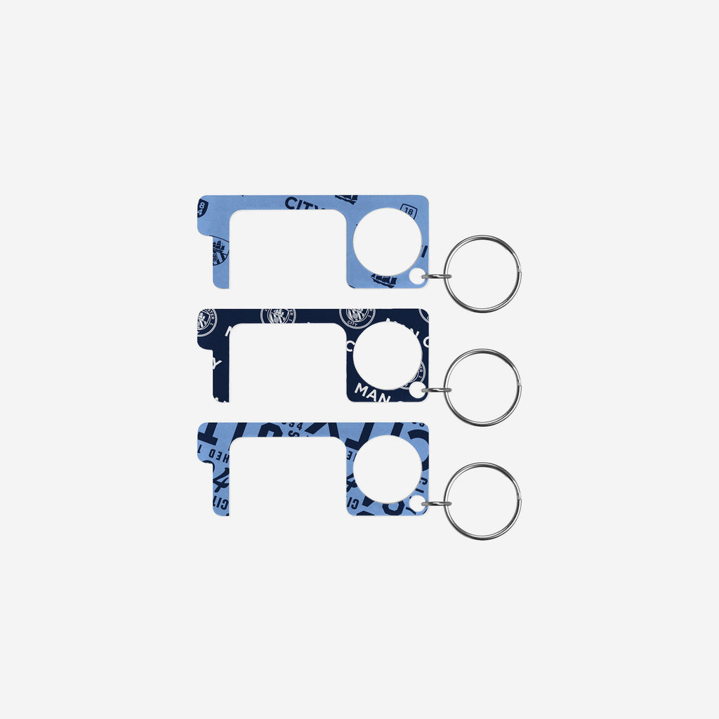 Manchester City FC 3 Pack No Touch Keyring FOCO - FOCO.com | UK & IRE