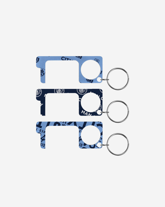 Manchester City FC 3 Pack No Touch Keyring FOCO - FOCO.com | UK & IRE