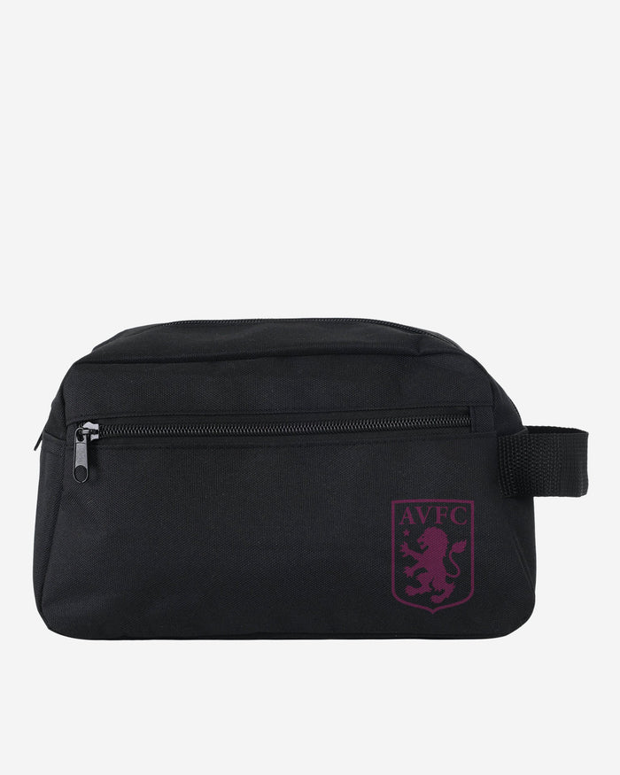 Aston Villa FC Black Recycled Toiletry Bag FOCO - FOCO.com | UK & IRE