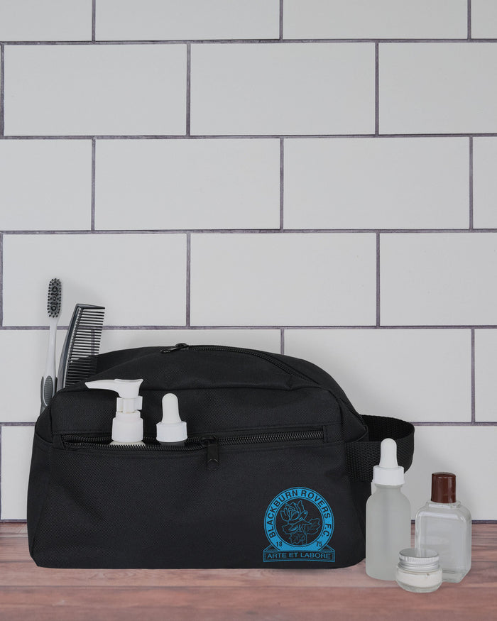 Blackburn Rovers FC Black Recycled Toiletry Bag FOCO - FOCO.com | UK & IRE