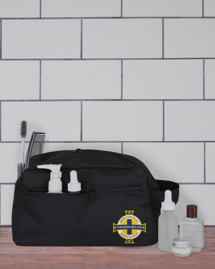 Northern Ireland Black Recycled Toiletry Bag FOCO - FOCO.com | UK & IRE