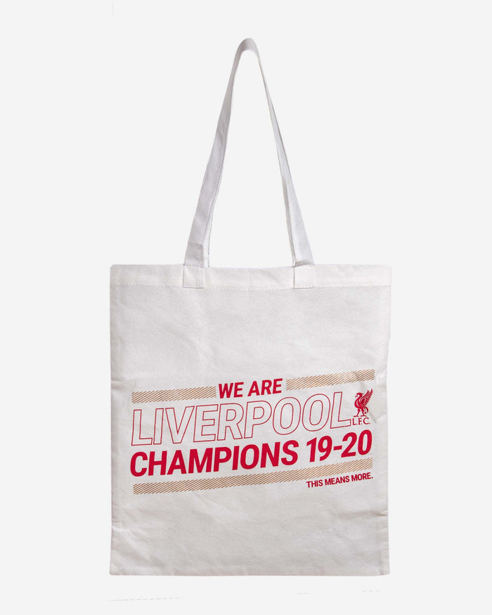 Liverpool FC 2019-20 Champions Tote Bag FOCO - FOCO.com | UK & IRE