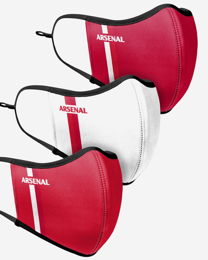 Arsenal FC Sport 3 Pack Face Cover FOCO - FOCO.com | UK & IRE
