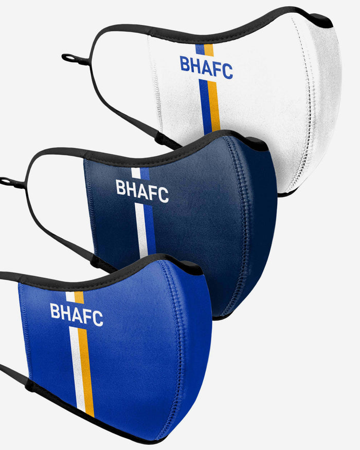 Brighton & Hove Albion FC Sport 3 Pack Face Cover FOCO - FOCO.com | UK & IRE