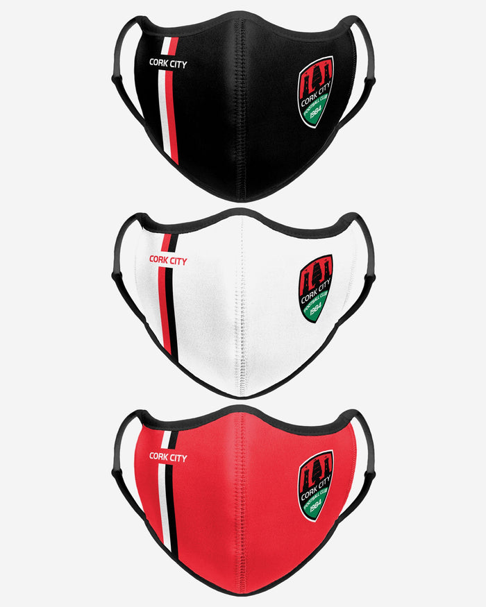 Cork City FC Sport 3 Pack Face Cover FOCO - FOCO.com | UK & IRE