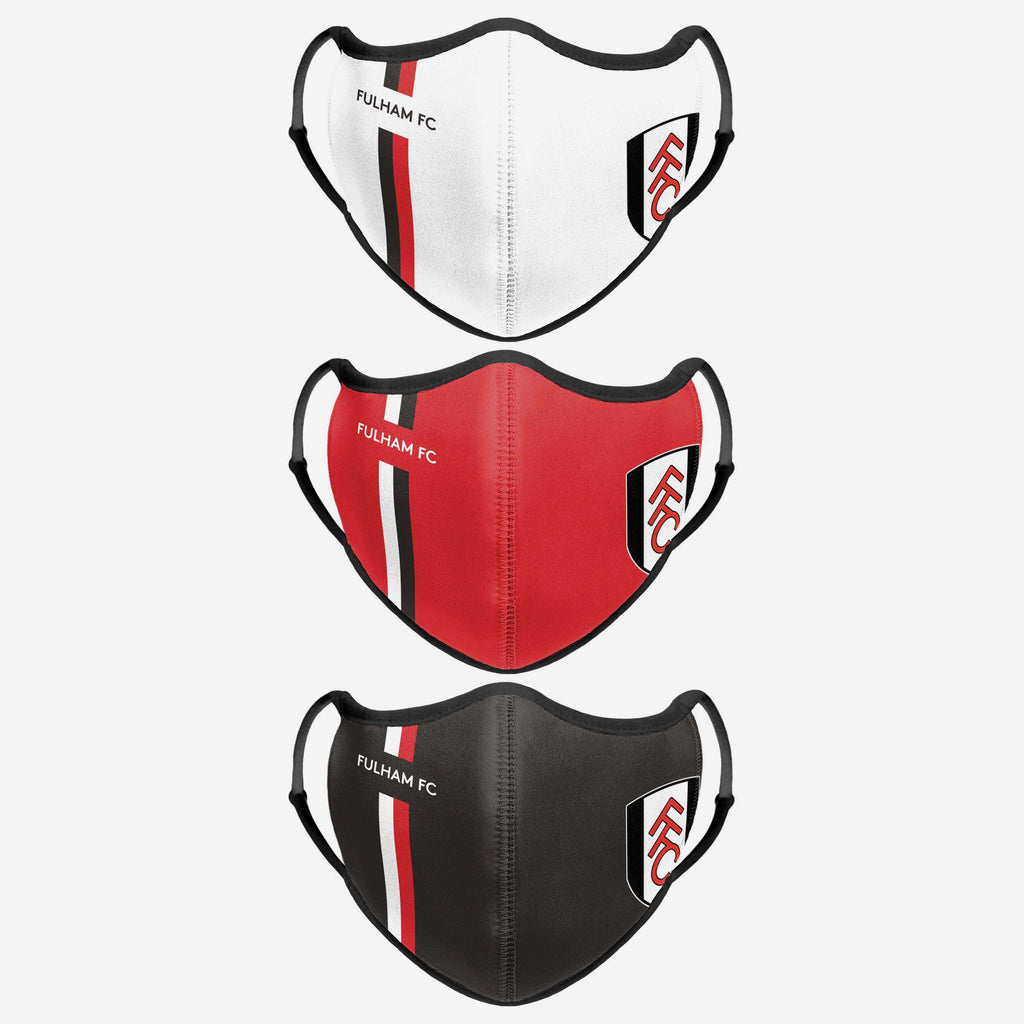 Fulham FC Sport 3 Pack Face Cover FOCO - FOCO.com | UK & IRE