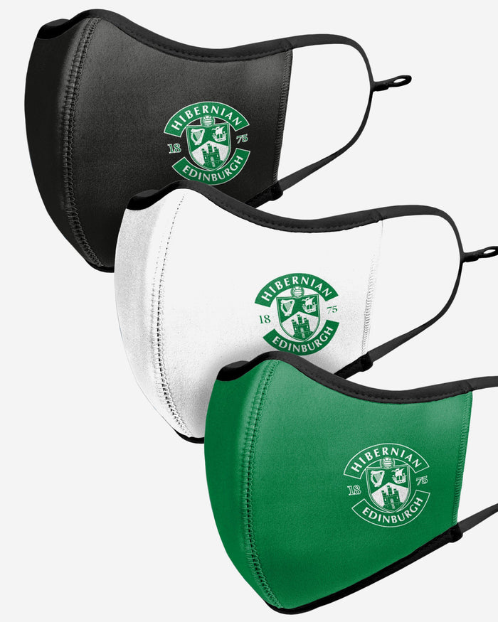 Hibernian FC Sport 3 Pack Face Cover FOCO - FOCO.com | UK & IRE