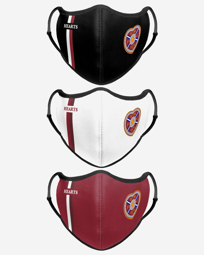 Heart of Midlothian FC Sport 3 Pack Face Cover FOCO - FOCO.com | UK & IRE