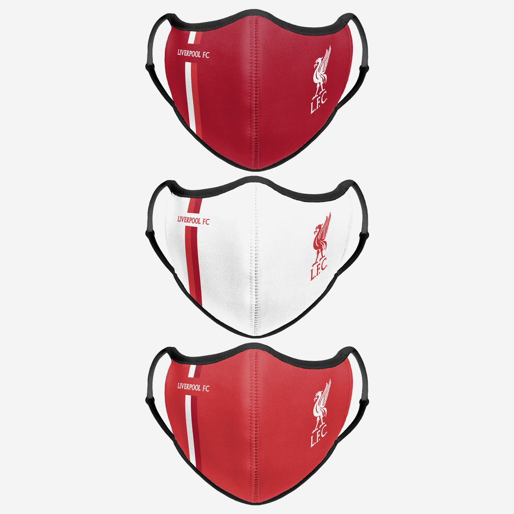 Liverpool FC Sport 3 Pack Face Cover FOCO - FOCO.com | UK & IRE