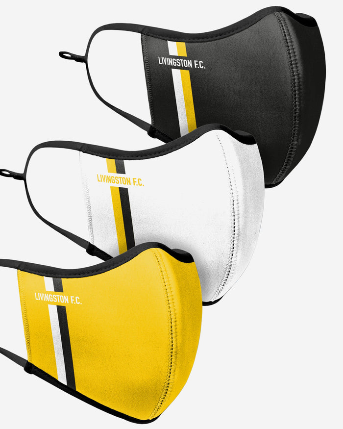 Livingston FC Sport 3 Pack Face Cover FOCO - FOCO.com | UK & IRE