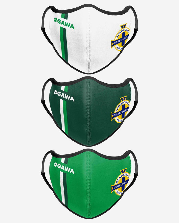 Northern Ireland Sport 3 Pack Face Cover FOCO - FOCO.com | UK & IRE