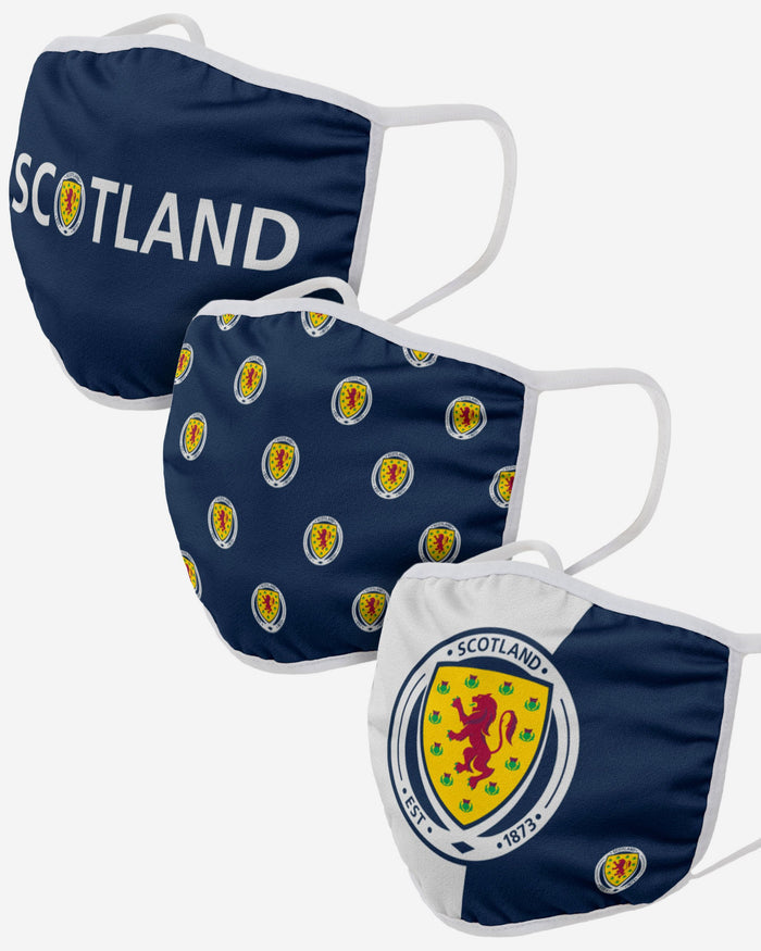 Scotland 3 Pack Face Cover FOCO Adult - FOCO.com | UK & IRE