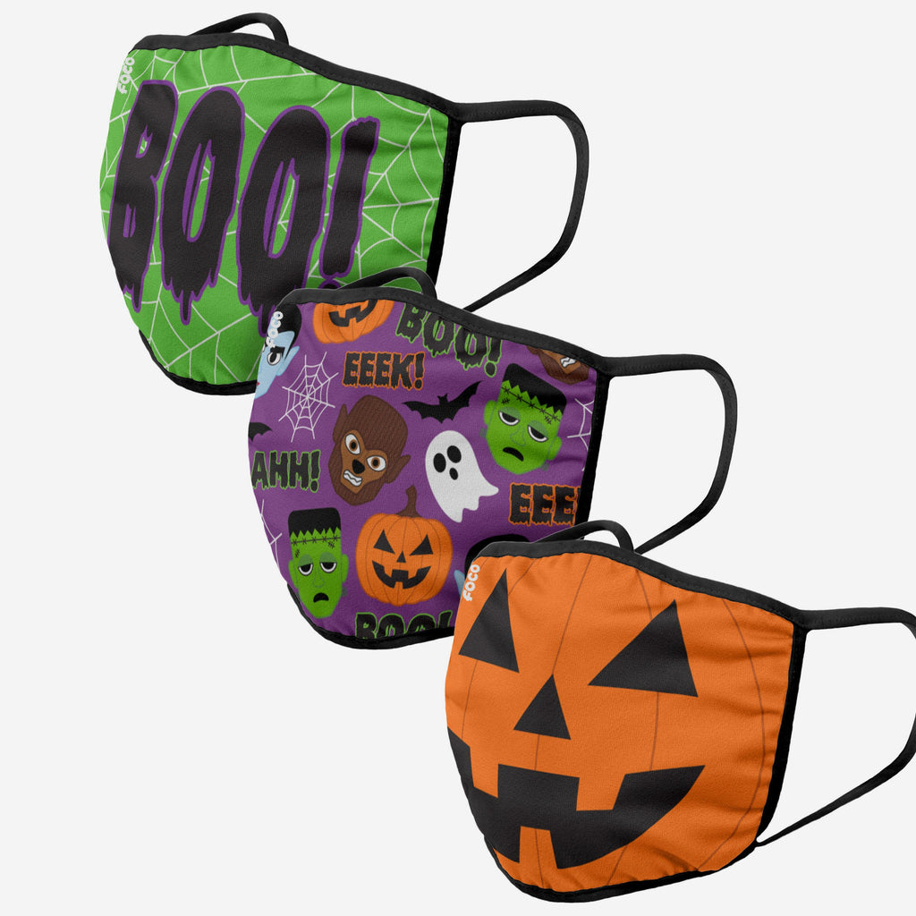 Halloween 3 Pack Face Cover FOCO - FOCO.com | UK & IRE