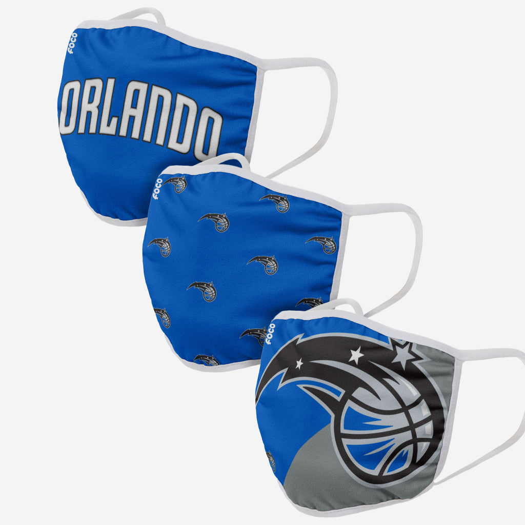 Orlando Magic 3 Pack Face Cover FOCO - FOCO.com | UK & IRE