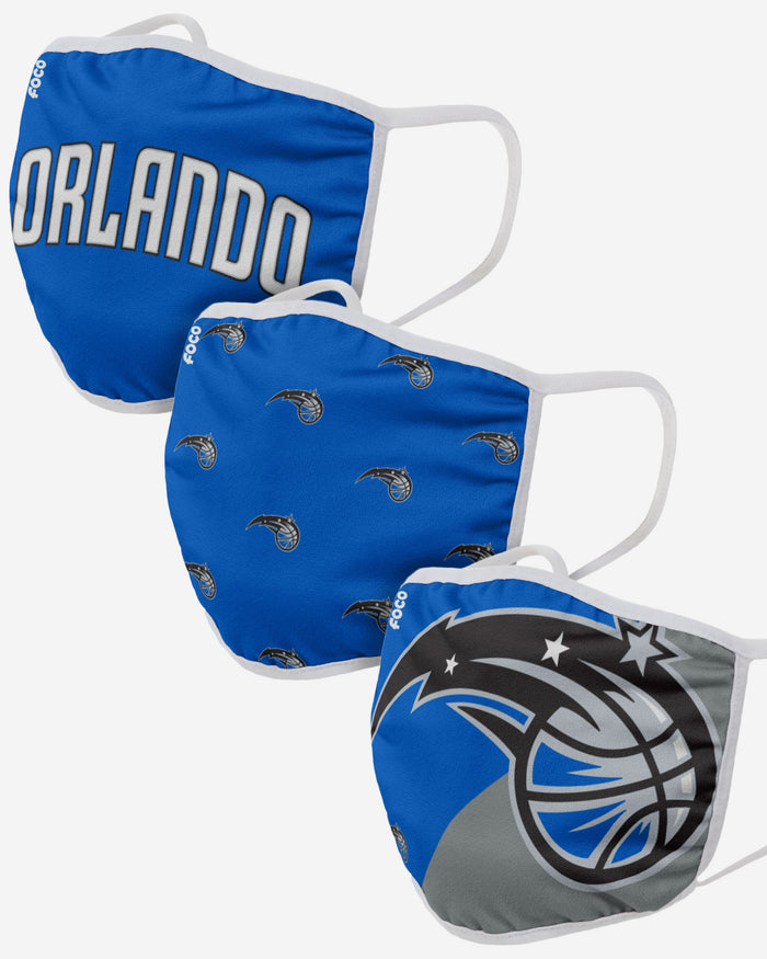 Orlando Magic 3 Pack Face Cover FOCO - FOCO.com | UK & IRE