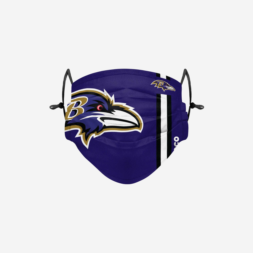 Baltimore Ravens On-Field Sideline Logo Face Cover FOCO Adult - FOCO.com | UK & IRE