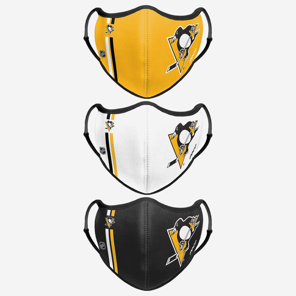 Pittsburgh Penguins Sport 3 Pack Face Cover FOCO - FOCO.com | UK & IRE