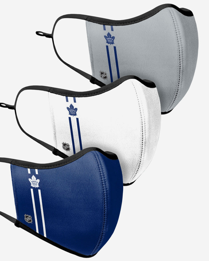 Toronto Maple Leafs Sport 3 Pack Face Cover FOCO - FOCO.com | UK & IRE