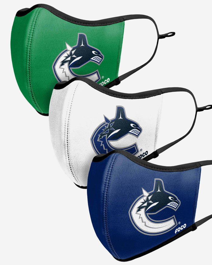 Vancouver Canucks Sport 3 Pack Face Cover FOCO - FOCO.com | UK & IRE