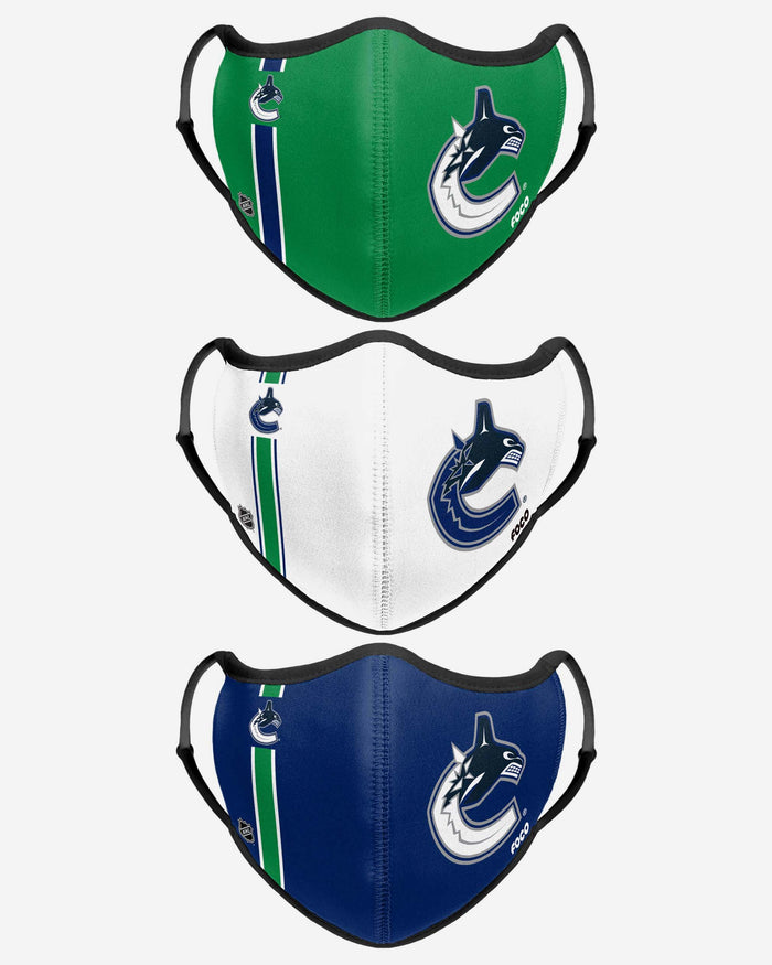 Vancouver Canucks Sport 3 Pack Face Cover FOCO - FOCO.com | UK & IRE