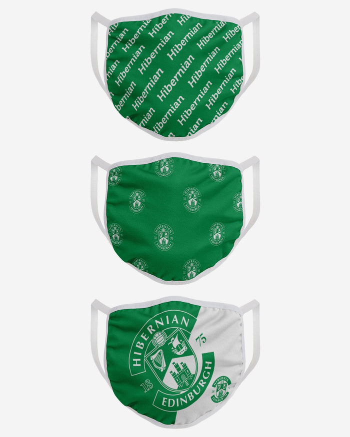 Hibernian FC 3 Pack Face Cover FOCO - FOCO.com | UK & IRE