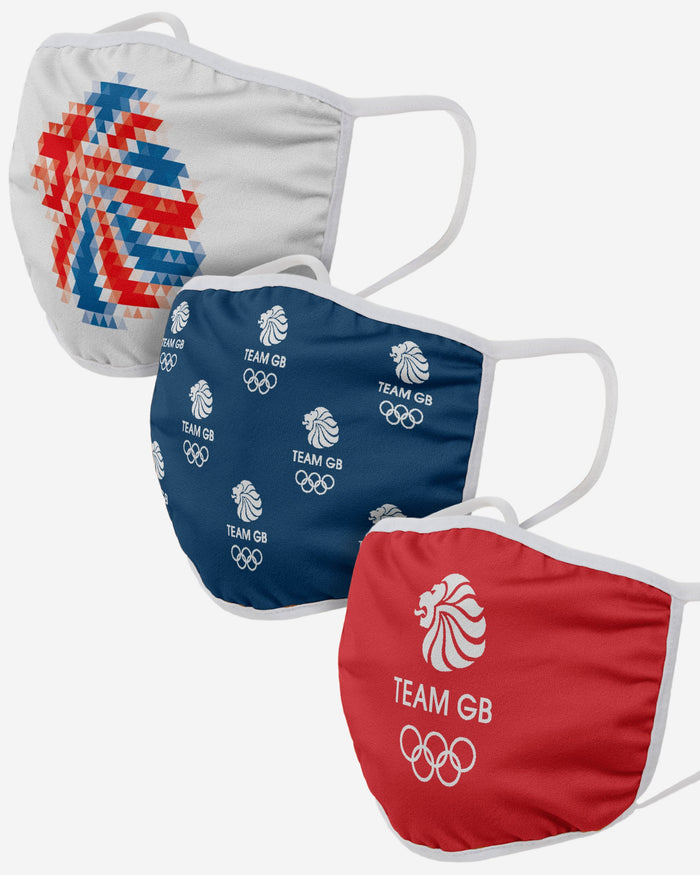 Team GB 3 Pack Team Face Cover FOCO - FOCO.com | UK & IRE