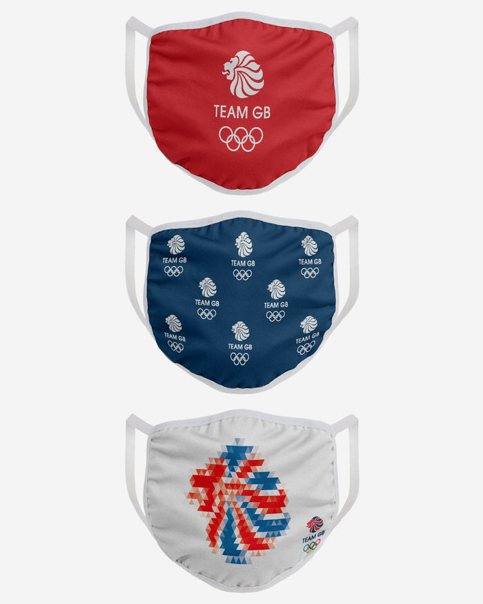 Team GB 3 Pack Team Face Cover FOCO - FOCO.com | UK & IRE