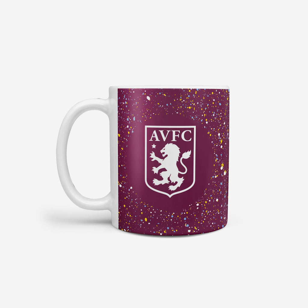 Aston Villa FC Original Paint Splatter Mug FOCO - FOCO.com | UK & IRE