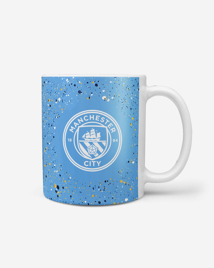 Manchester City FC Paint Splatter Mug FOCO - FOCO.com | UK & IRE