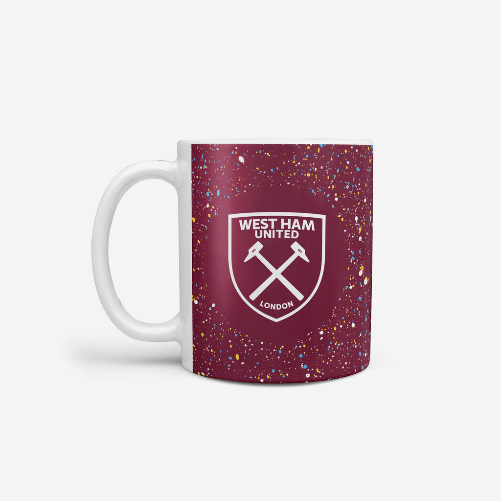 West Ham United FC FC Paint Splatter Mug FOCO - FOCO.com | UK & IRE