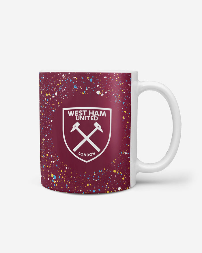 West Ham United FC FC Paint Splatter Mug FOCO - FOCO.com | UK & IRE