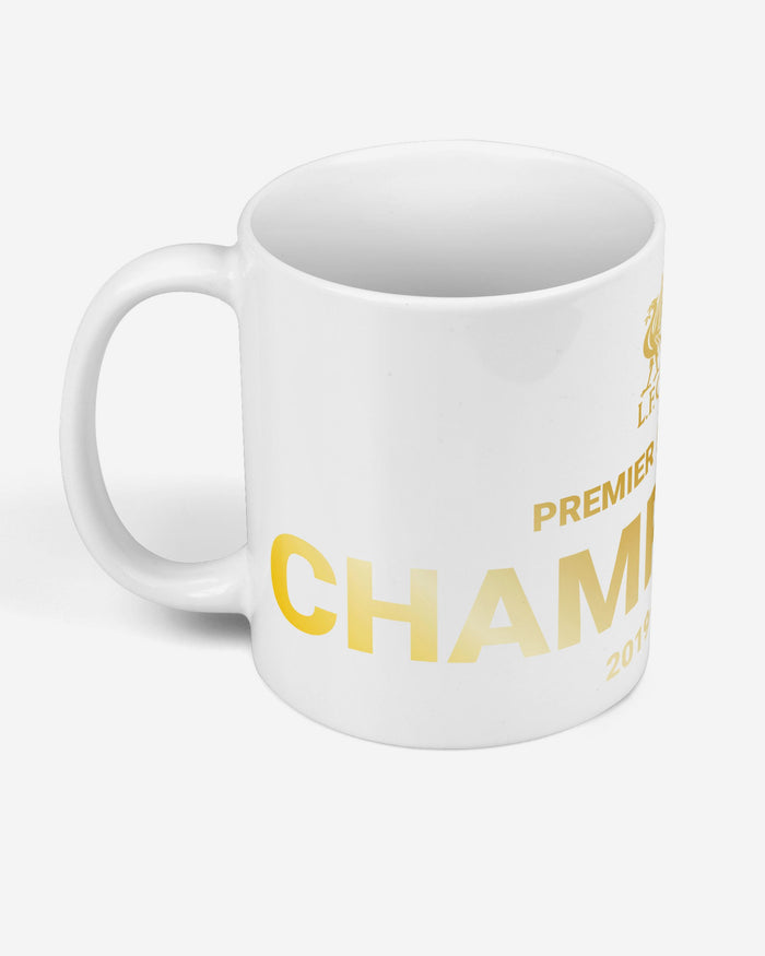 Liverpool FC Champions Gold On White Jumbo Mug FOCO - FOCO.com | UK & IRE