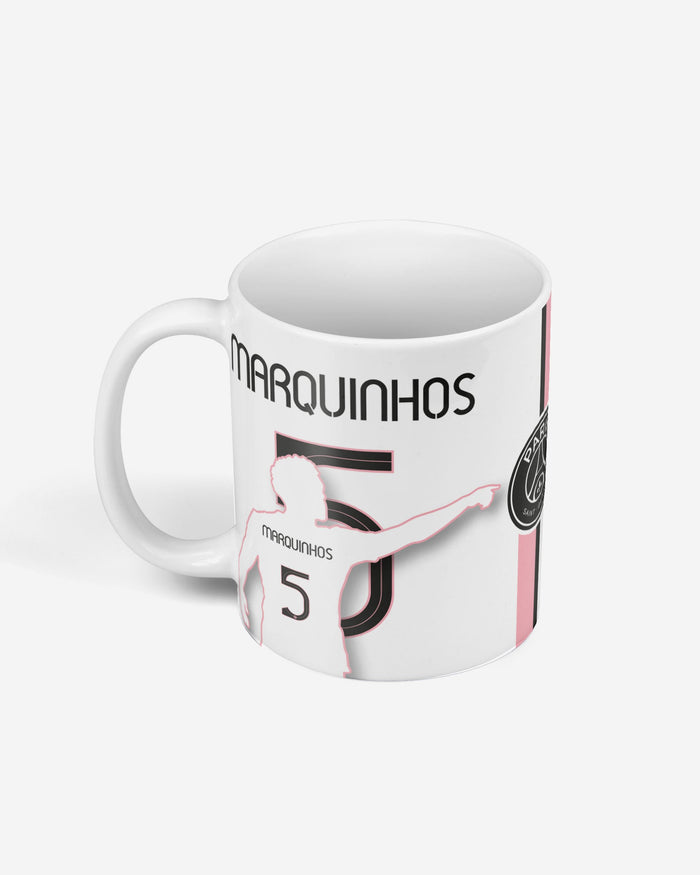 Marquinhos Paris Saint-Germain FC Silhouette Mug FOCO - FOCO.com | UK & IRE