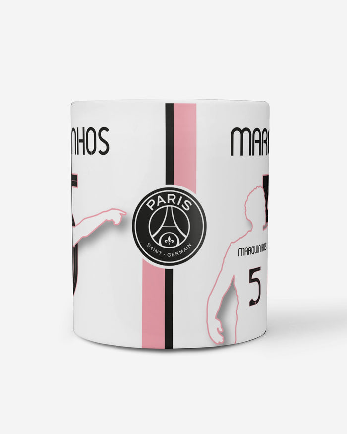 Marquinhos Paris Saint-Germain FC Silhouette Mug FOCO - FOCO.com | UK & IRE