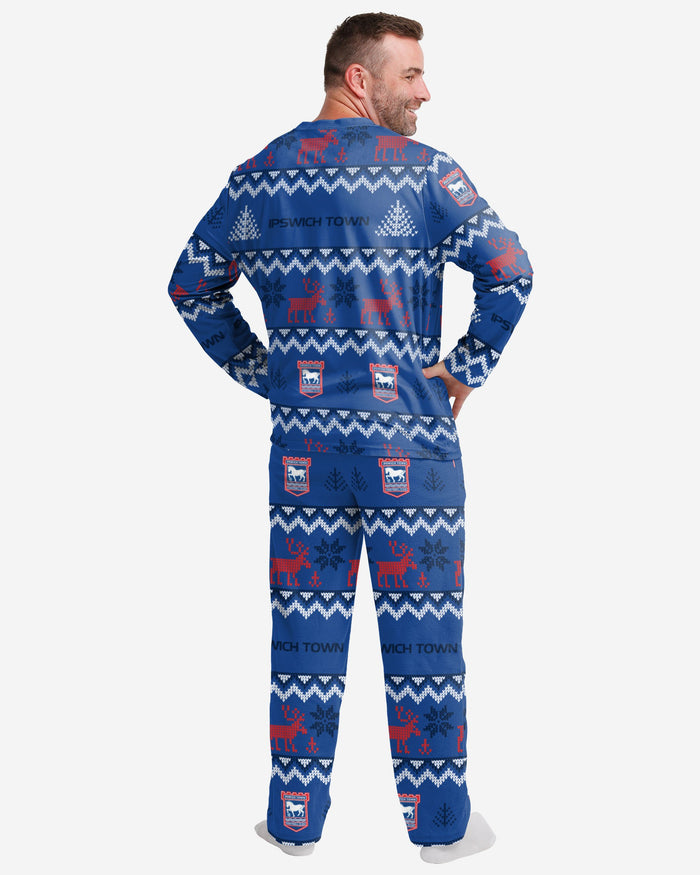 Ipswich Town FC Mens Ugly Pattern Family Holiday Pyjamas FOCO - FOCO.com | UK & IRE