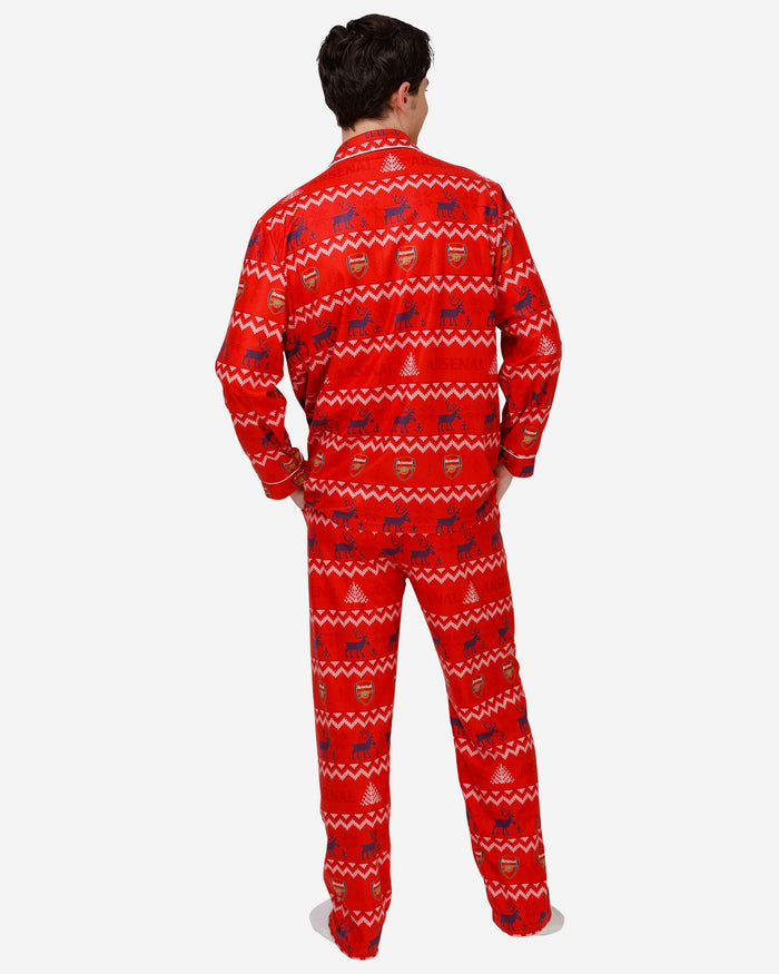 Arsenal FC Mens Wordmark Button Up Pyjamas FOCO - FOCO.com | UK & IRE