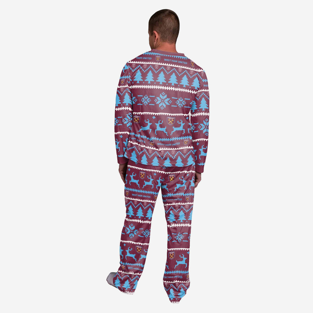 Christmas Pyjamas Westham Pjs West Ham United FC Family Holiday
