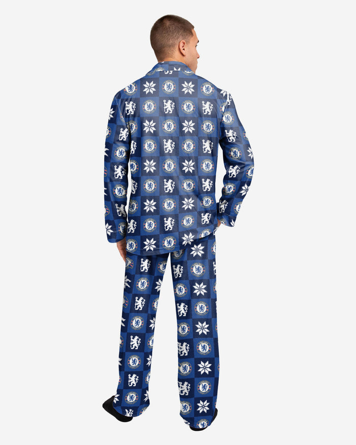 Chelsea FC Button Up Pyjamas FOCO - FOCO.com | UK & IRE