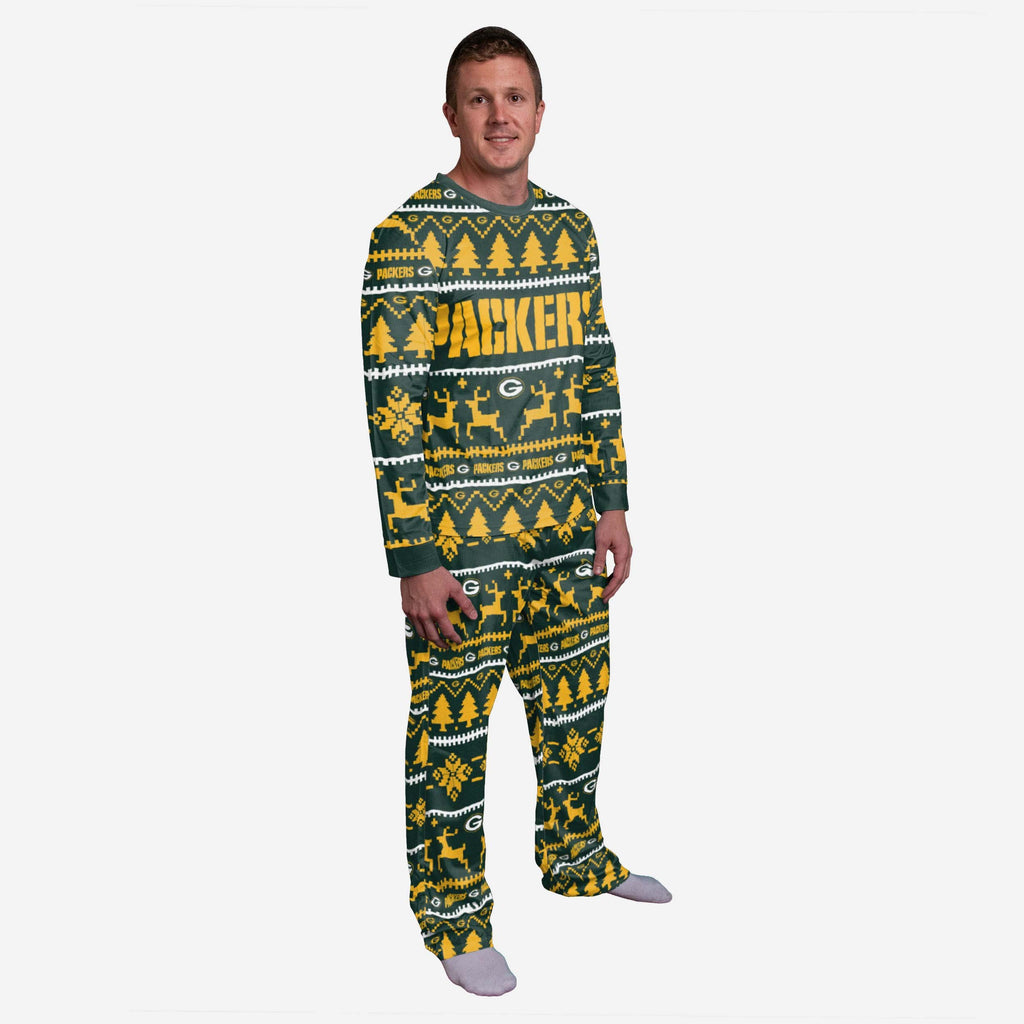 Green Bay Packers Family Holiday Pyjamas FOCO S - FOCO.com | UK & IRE