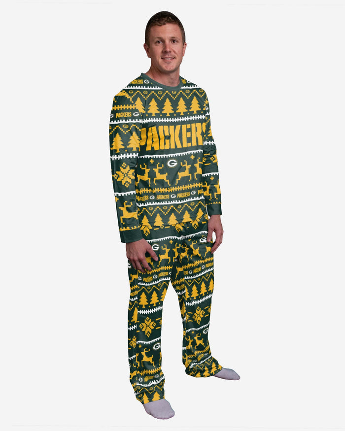 Green Bay Packers Family Holiday Pyjamas FOCO S - FOCO.com | UK & IRE