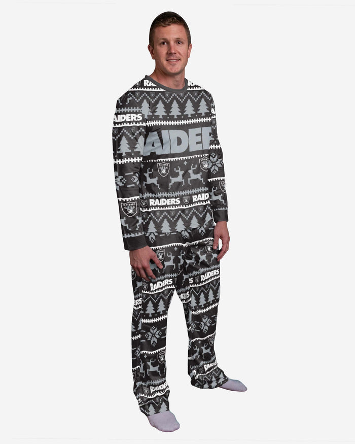 Las Vegas Raiders Family Holiday Pyjamas FOCO S - FOCO.com | UK & IRE
