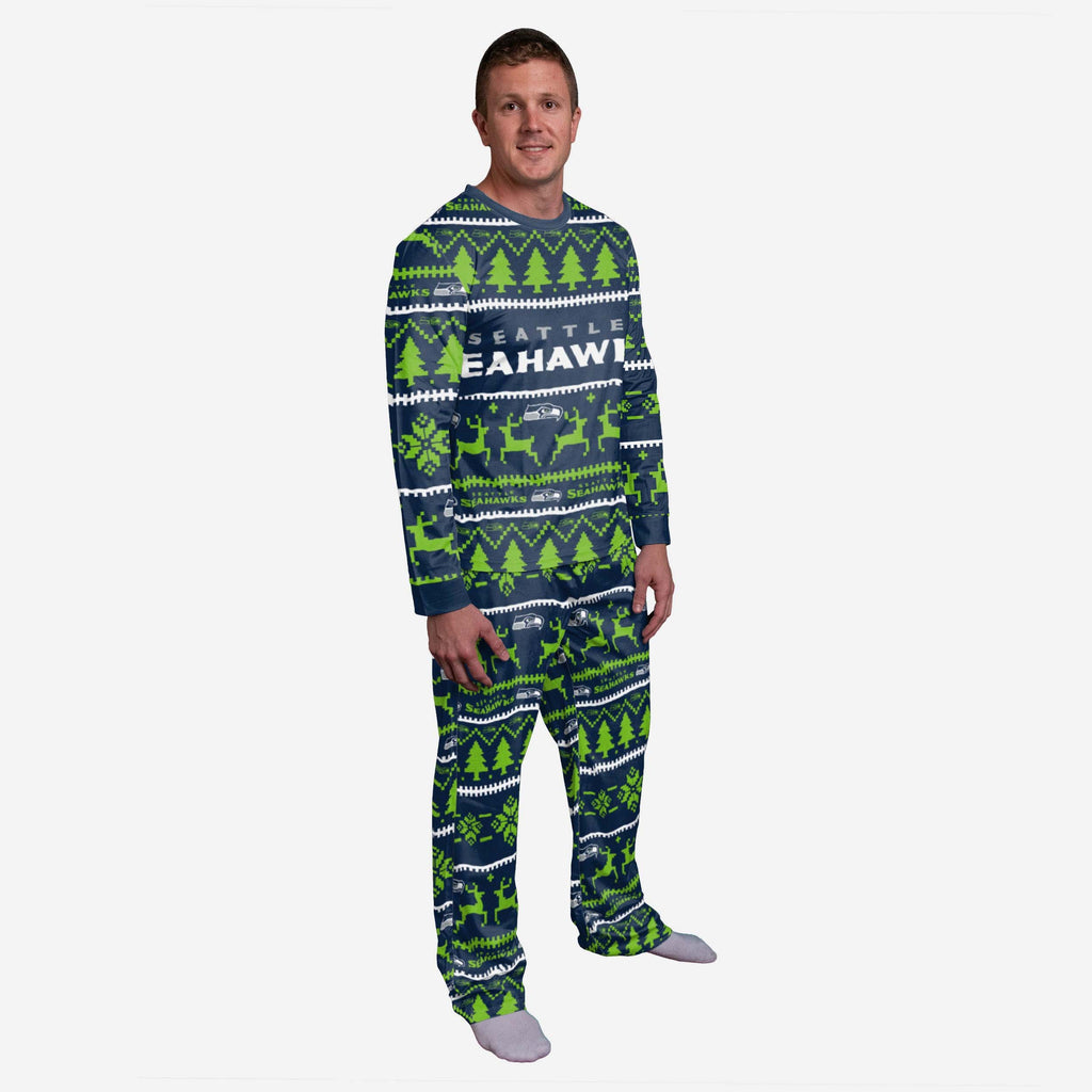 Seattle Seahawks Family Holiday Pyjamas FOCO S - FOCO.com | UK & IRE