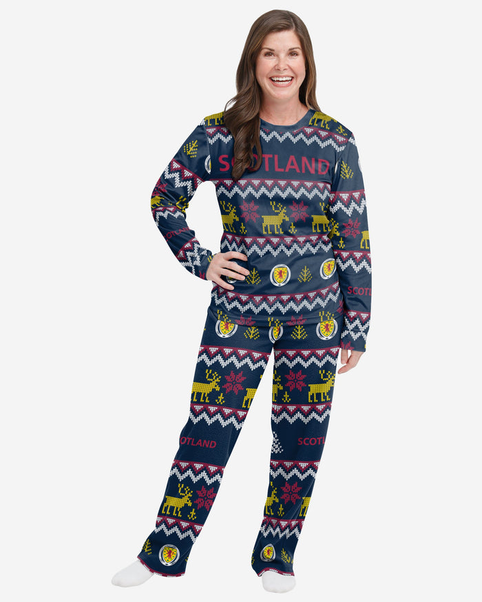 Scotland Womens Ugly Pattern Family Holiday Pyjamas FOCO - FOCO.com | UK & IRE
