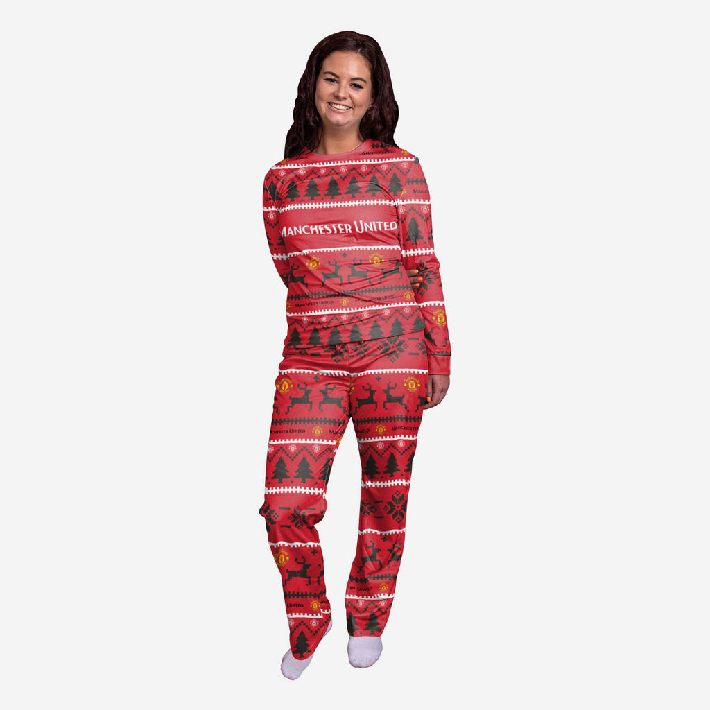 Manchester United FC Womens Family Holiday Pyjamas FOCO S - FOCO.com | UK & IRE
