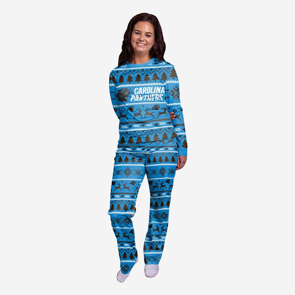 Carolina Panthers Womens Family Holiday Pyjamas FOCO S - FOCO.com | UK & IRE