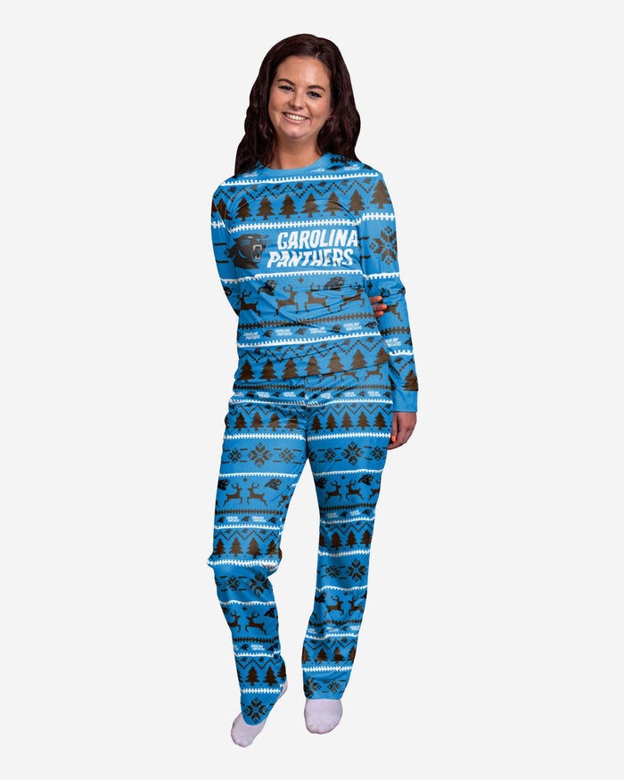 Carolina Panthers Womens Family Holiday Pyjamas FOCO S - FOCO.com | UK & IRE