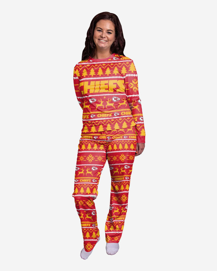 Kansas City Chiefs Womens Family Holiday Pyjamas FOCO S - FOCO.com | UK & IRE