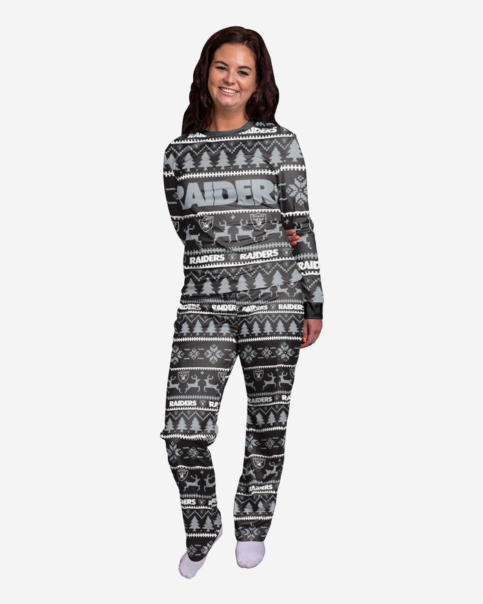 Las Vegas Raiders Womens Family Holiday Pyjamas FOCO S - FOCO.com | UK & IRE